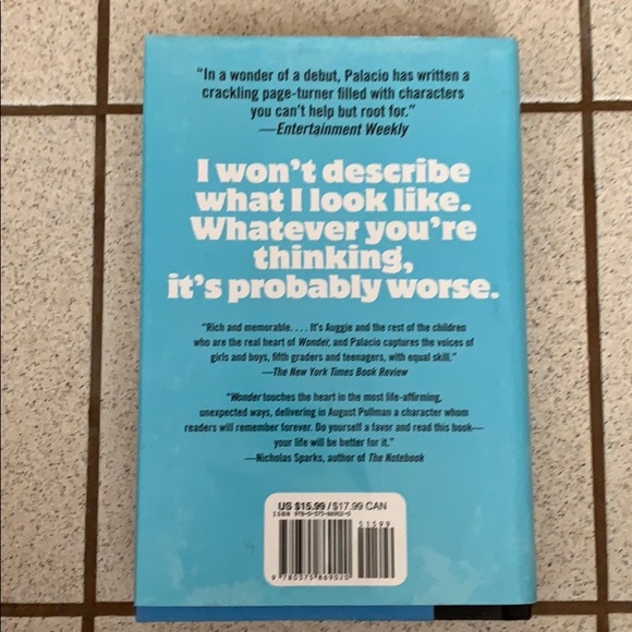Wonder (by R.J. Palacio) - Picture 3 of 3